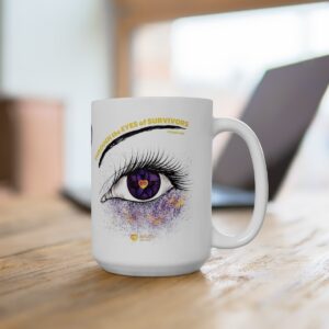 Through the eyes of survivors Ceramic Mug, (11oz, 15oz)