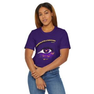 Through the eyes of Survivors Unisex Jersey T-Shirt