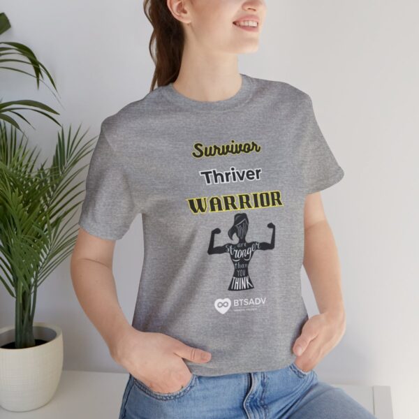 Survivor Thriver Warrior Unisex Jersey Short Sleeve Tee