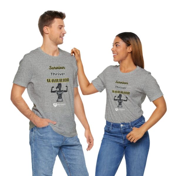 Survivor Thriver Warrior Unisex Jersey Short Sleeve Tee - Image 5