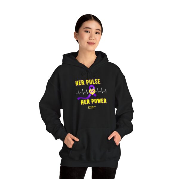 Her Pulse Her Power Unisex Hoodie - Image 3