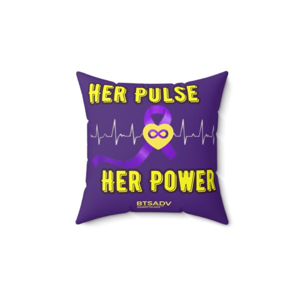 Official Btsadv Gear Faux Suede Square Pillow