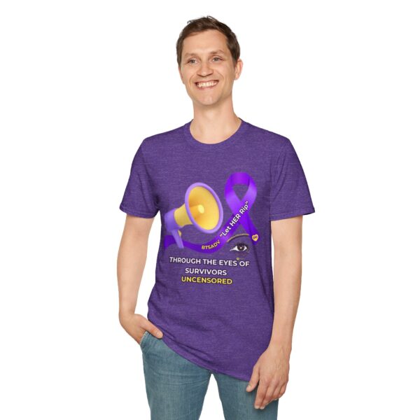 TTEOS Uncensored Ribbon Unisex Softstyle T-Shirt - Image 8