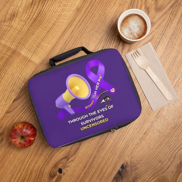 "Through the Eyes of Survivors – Uncensored" Lunch Box - Image 2