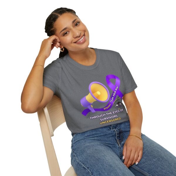 TTEOS Uncensored Ribbon Unisex Softstyle T-Shirt - Image 5