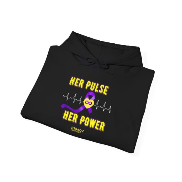 Her Pulse Her Power Unisex Hoodie - Image 2