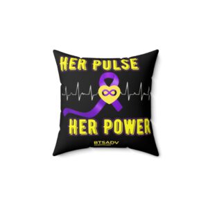 Official Btsadv Gear Faux Suede Square Pillow