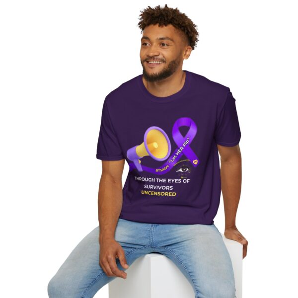 TTEOS Uncensored Ribbon Unisex Softstyle T-Shirt - Image 11