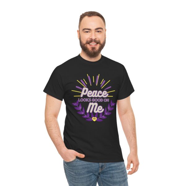 'Peace Looks Good On Me' limited edition Inspirational Tee - Image 2