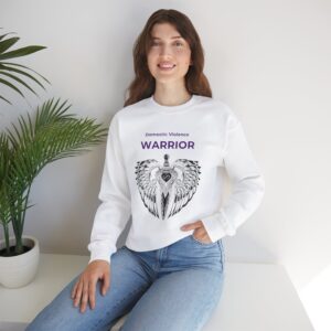 Domestic Violence Warrior Crewneck Sweatshirt