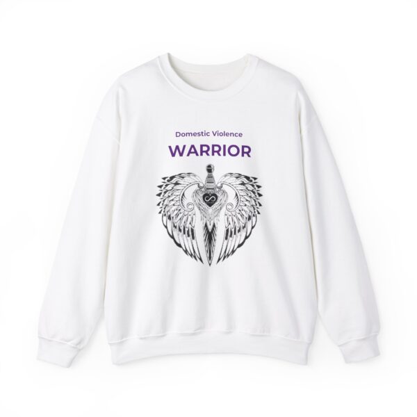 Domestic Violence Warrior Crewneck Sweatshirt - Image 2
