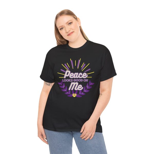 'Peace Looks Good On Me' limited edition Inspirational Tee - Image 3