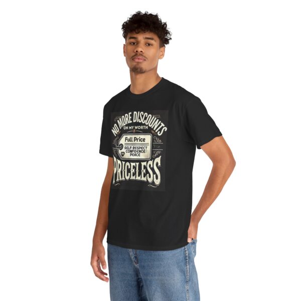 Priceless Self-Worth limited edition Unisex Tee - Image 2