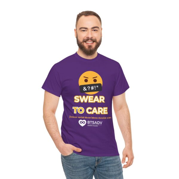 Btsadv 'Swear to Care' Design | Motivational Shirt for Everyday Wear, Gifts, Self-Care, Fundraising, Casual Gatherings - Image 9