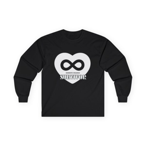 Survivor ( S.T.W) Heart Long Sleeve Tee, Unisex Shirt, Awareness Apparel, Gift for Supporters, Inspirational Quote Shirt
