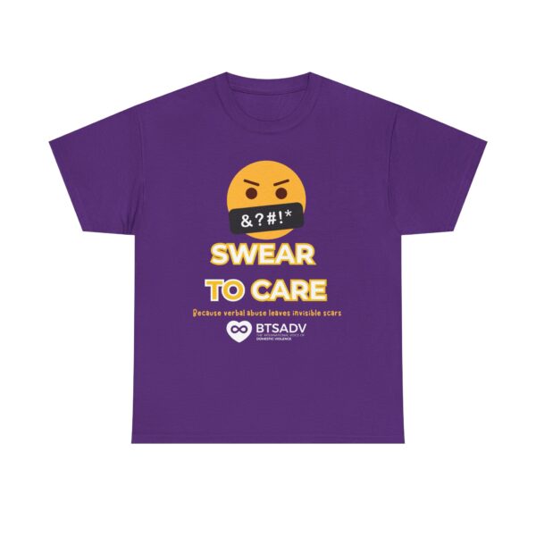 Btsadv 'Swear to Care' Design | Motivational Shirt for Everyday Wear, Gifts, Self-Care, Fundraising, Casual Gatherings - Image 7