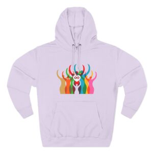 S.T.W Colorful Diversity Fleece Hoodie | Inclusive Apparel, Unisex Hoodie, Cozy Sweatshirt, Gift for Friends, Vibrant Art