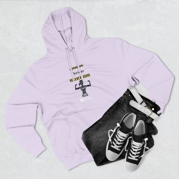 (S.T.W )Warrior Fleece Hoodie - Empowering Sweatshirt for Strong Women, Motivational Gift, Cozy Casual Wear, Ideal for Fitness and Everyday - Image 5