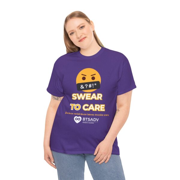 Btsadv 'Swear to Care' Design | Motivational Shirt for Everyday Wear, Gifts, Self-Care, Fundraising, Casual Gatherings - Image 6