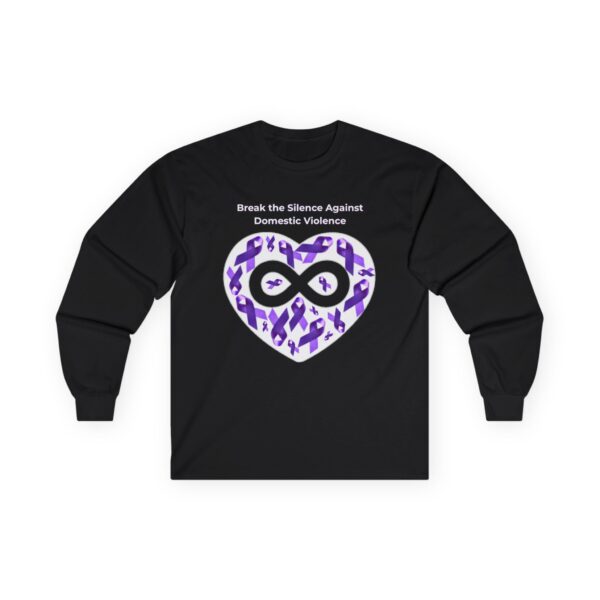 Break the Silence Against Domestic Violence, Awareness Shirt,Unisex Long Sleeve Tee - Support Apparel, Gift for Advocates, Charity [...]