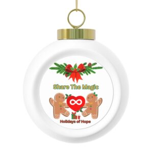 'Holidays of Hope' Gingerbread Keepsake- Share The Magic Holiday Ornament