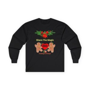 Holiday of Hope- Holiday Gingerbread 'Share The Magic' Long Sleeve Tee