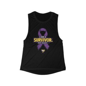 I survived a Narcissist Women's Flowy Scoop Muscle Tank