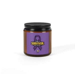 I survived a Narcissist Scented Soy Candle (Multi-Size, Amber Jar)