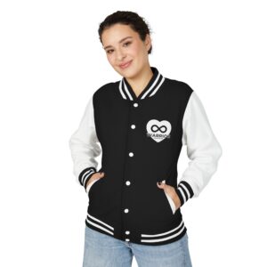 Warrior -Letterman Jacket — "Break the Silence" Domestic Violence Awareness