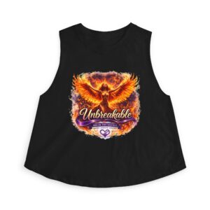 Crop Top — Unbreakable Phoenix Design Women’s Inspirational Tank