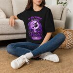 In October We Wear Purple Tee — Domestic Violence Awareness Halloween Shirt