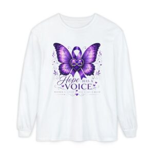 Hope Has a Voice DV Awareness Long Sleeve Tee