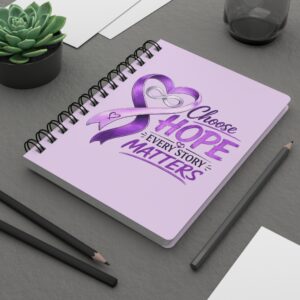 Break the Silence Domestic Violence Awareness Notebook Spiral Journal —