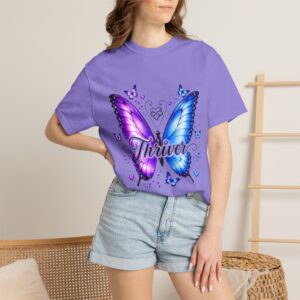 Thriver  — Purple & Blue Inspirational Graphic Tee