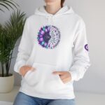 DV Awareness Purple Sunflower Hoodie – 'Remembering Loved Ones' Support Sweatshirt